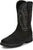 Justin Mens Nitread 11in WP CT Black Leather Work Boots