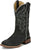 Justin Womens Miss Ellie Midnight Leather Frontier Cowboy Boots