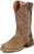 Justin Womens Little Sugar Taupe Leather Frontier Cowboy Boots