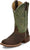 Justin Womens Little Sugar Walnut Leather Frontier Cowboy Boots