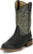 Justin Mens Disco Man 11in Western Midnight Leather Frontier Cowboy Boots