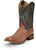 Justin Mens Haggard 11in Tan Caiman George Strait Cowboy Boots