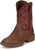 Justin Kids Unisex Canter Junior Roasted Cognac Leather Cowboy Boots