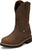 Justin Mens Carbide 11in Steel Toe Hickory Leather Work Boots