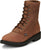 Justin Mens Livestock Aged Brown Leather Work Boots 9.5 EE