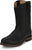 Justin Mens Braswell Black Leather Cowboy Boots