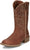 Justin Womens Halter 11in Western Roasted Cognac Leather Cowboy Boots