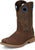 Justin Mens All Around 11in Waterproof Walnut Leather Work Boots