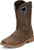 Justin Mens All Around Walnut Brown Cowhide Work Boots