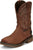 Justin Mens Wolfe 11in WP Comp Toe Russett Leather Work Boots