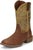 Justin Mens Canter Apple Green Water Buffalo Cowboy Boots