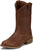 Justin Womens Blain 10in Roper Chocolate Leather Cowboy Boots