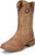 Justin Mens Pickett 11in Western Light Oak Leather Cowboy Boots