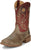 Justin Mens Pickett 11in Western Greige Leather Cowboy Boots