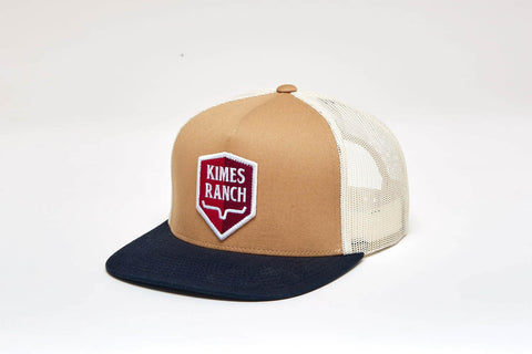 Kimes Ranch Unisex Jack WW Brown Cotton Twill Trucker Cap