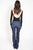 Kimes Ranch Womens Jolene Jeans Blue Cotton Blend Flare Bootcut 8x38