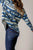 Kimes Ranch Womens Judith Blue Cotton Blend L/S Tunic