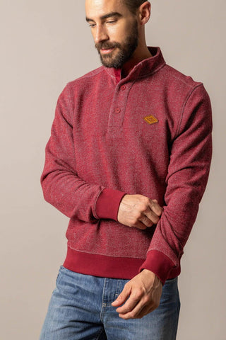 Kimes Ranch Mens Kingswell Red 100% Cotton Sweatshirt