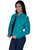 Scully Womens Turquoise Boar Suede Jacket M