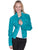 Scully Womens Turquoise Boar Suede Jacket XXL