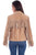 Scully Womens Cowgirl Fringe Old Rust Leather Leather Jacket