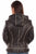 Scully Womens Hooded Bomber Black Lamb Leather Leather Jacket