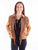 Scully Womens Rodeo Fringe Tan Leather Leather Jacket