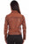 Scully Womens Cafe Racer Cognac Leather Leather Jacket