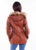 Scully Womens Faux Fur Hooded Brown Leather Leather Jacket
