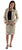 Scully Womens Stonewashed Grey Leather Skirt