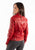 Scully Womens Washed Crinkle Vintage Red Leather Leather Jacket M