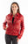 Scully Womens Washed Crinkle Vintage Red Leather Leather Jacket M
