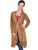 Scully Leatherwear Womens Cinnamon Boar Suede Fringe Maxi Coat XL