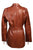 Scully Womens Brown Lamb Leather Washed Belted Coat XL