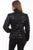 Scully Womens Black Leather Puffer Jacket XL