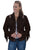Scully Womens Expresso Suede Hand Laced Jacket