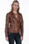 Scully Womens Brown Leather Sanded Jacket XS