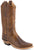 Old West Womens Fashionwear Western Brown Leather 12in Cowboy Boots 6 B