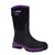Dryshod Womens Legend MXT Mid Black/Purple Rubber Work Boots
