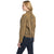 Cripple Creek Womens Raw Edges Hand Laced Butter Toffee Leather Leather Jacket
