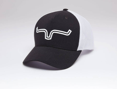 Kimes Ranch Unisex LV Coolmax 110 Black Microfiber Baseball Cap Hat