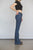 Kimes Ranch Womens Lola Jeans Dark Indigo Cotton Blend Wide Flare Leg 8x32