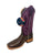 Macie Bean Womens 12in Sangria Sinsation Smooth Ostrich Cowboy Boots
