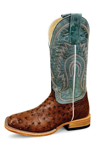 Miss Macie Bean Womens Vail Sky Ostrich Full Quill Fashion Boots 6.5 M