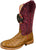 Miss Macie Bean Womens FQ Sangri Ostrich Top Hand Fashion Boots