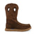 Twisted X Mens 11in Work Pull On Wedge Brunette/Pecan Leather Cowboy Boots