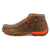 Twisted X Mens Driving Moc Bomber/Neon Orange Leather Chukka Boots
