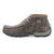 Twisted X Mens Driving Moc Woven Grey Leather Chukka Boots