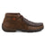 Twisted X Mens Driving Moc Ostrich Brown Leather Chukka Boots