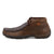 Twisted X Mens Driving Moc Ostrich Brown Leather Chukka Boots